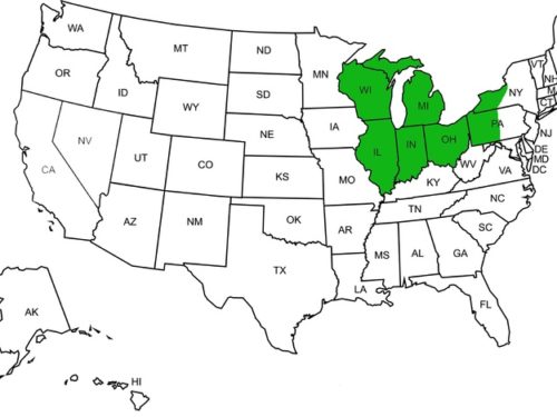 Map of U.S.
